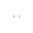 Silver ear studs 5mm JOANNOR