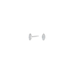 Silver ear studs 5mm JOANNOR