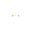 Silver ear studs 3mm JOANNOR