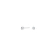 Silver ear studs 3mm JOANNOR