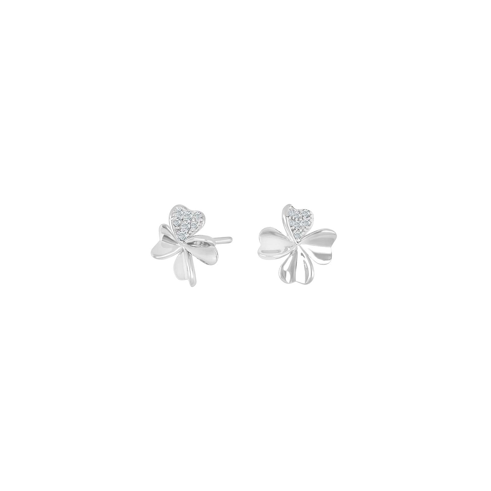 Silver ear studs JOLINNOR