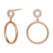 Silver earring DONNANOR 24mm