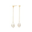 Silver earring chain BAROQUE52 fresh. 60mm