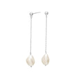Silver earring chain BAROQUE52 fresh. 60mm
