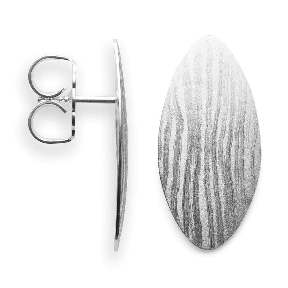 925/- earstud satin/brushed