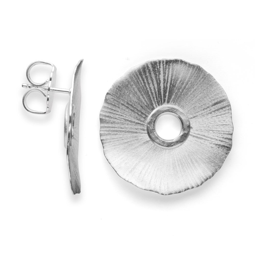 925/- Ohrstecker matt./Gebüstet