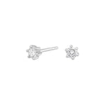 Siersbøl 14ct. Afrodite WG earrings 0.20ct WSI