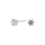 Siersbøl 14ct. Afrodite WG earrings 0.30ct WSI