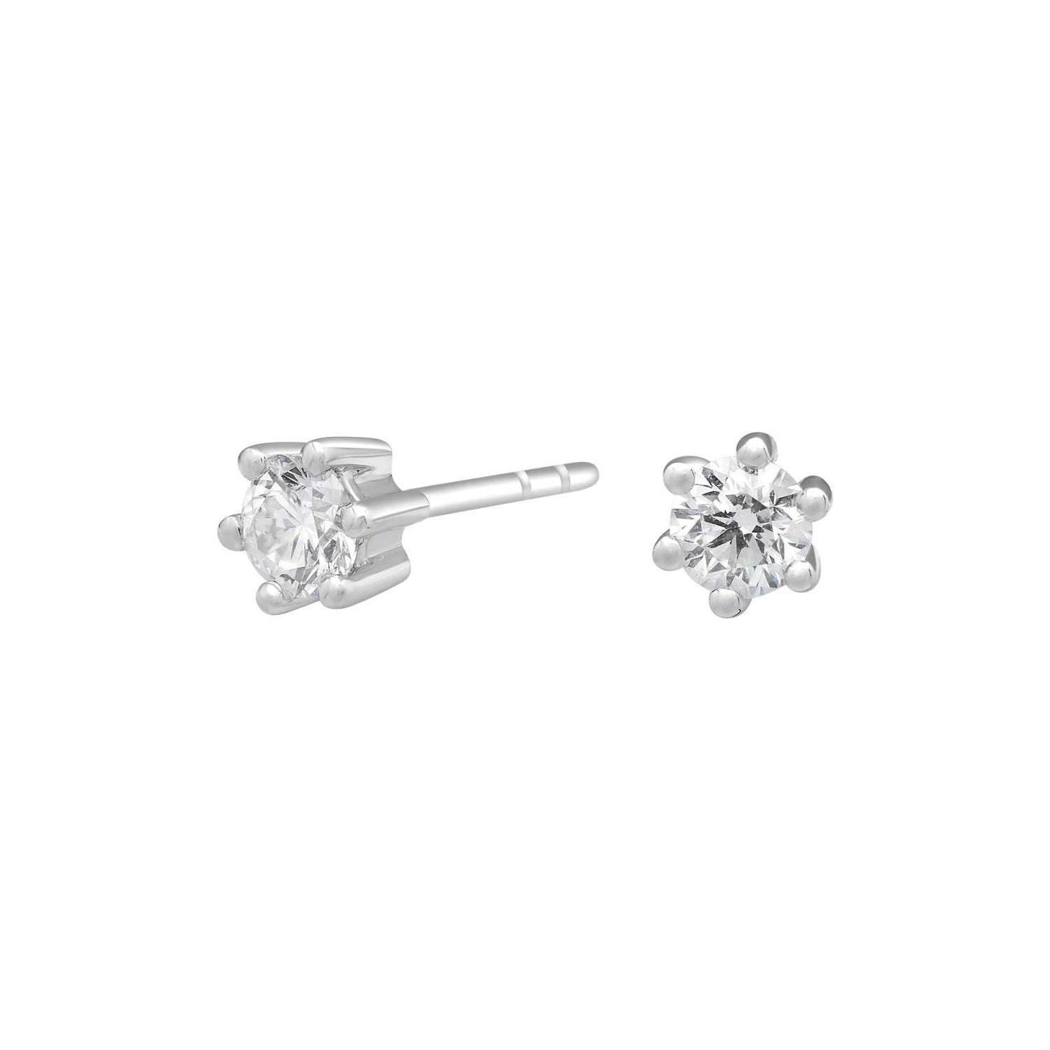 Siersbøl 14kt. Afrodite WG Ohrstecker 0.40ct WSI