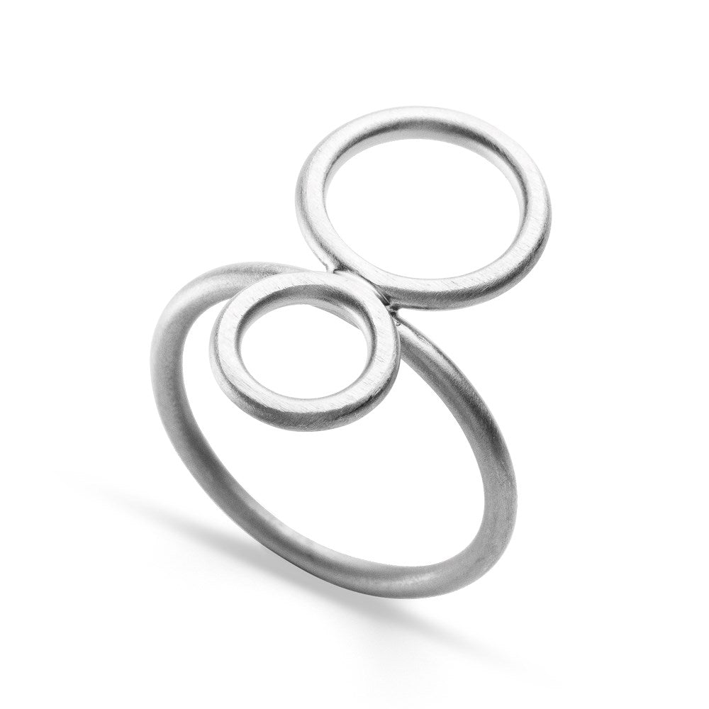925,- Ring mat - 56 / Ej rhodineret