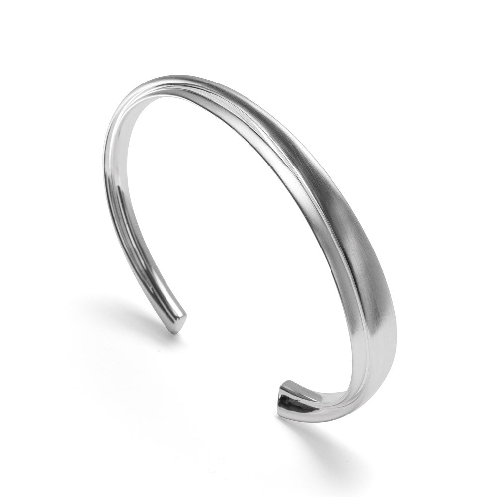 925/- Armband matt/glänzend - Nicht rhodiniert