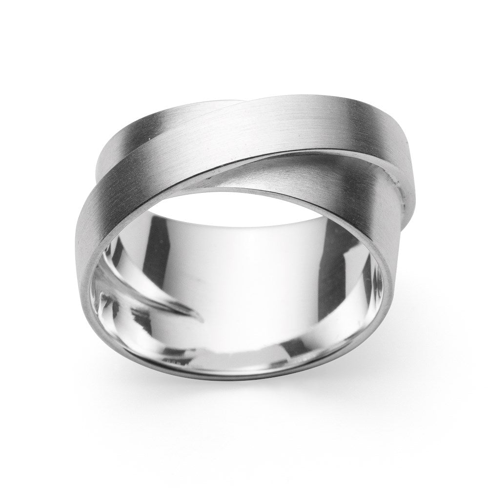 - 925,- Ring matt - 56 / Nicht rhodiniert
