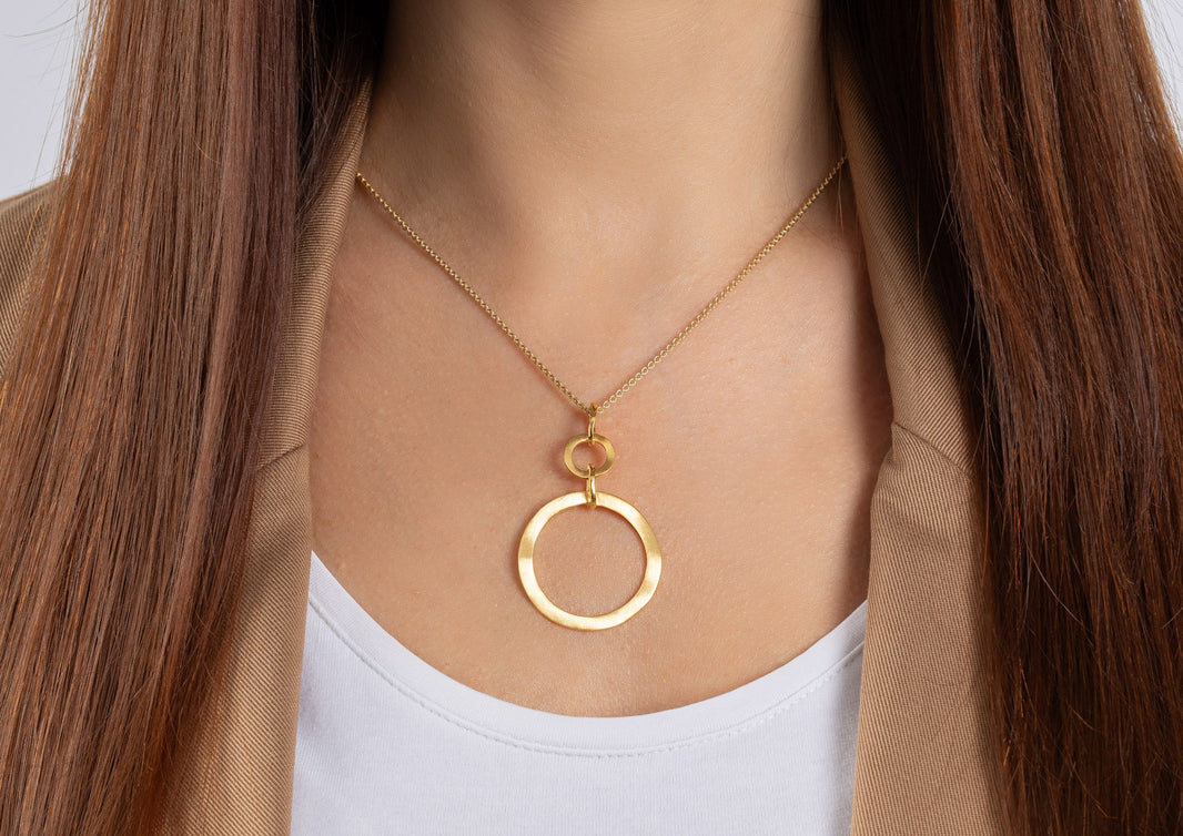 925/- Vedhæng, mat fg