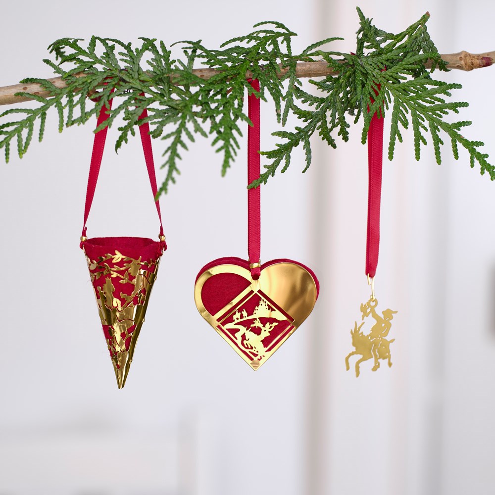 3 pcs. miniature - Clumsy Hans- 18k gold plated