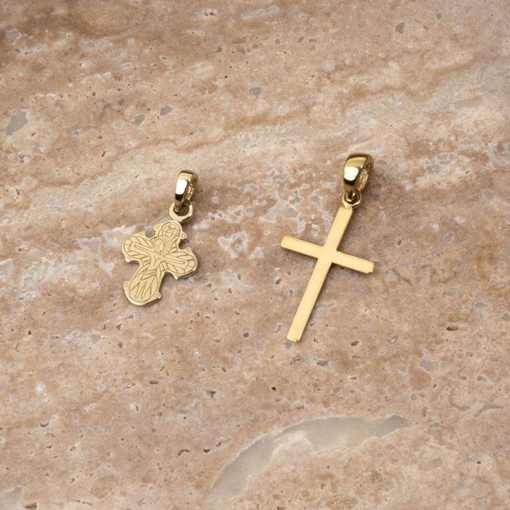 8kt. Goldkreuz 15mm