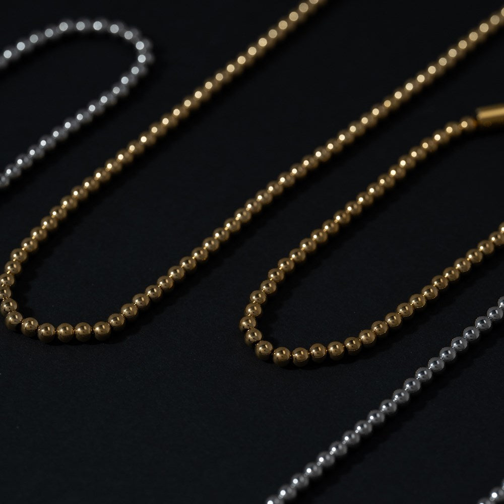 SON steel bracelet IP gold