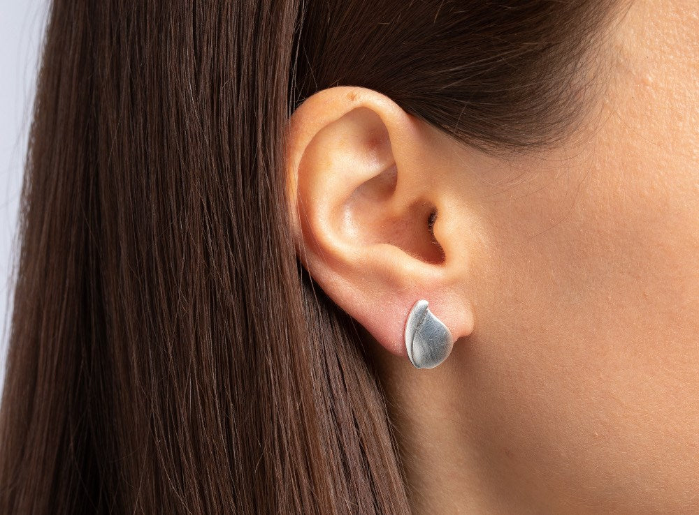 925/- Ohrstecker matt.