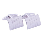 Cuff links 925 matt/polished