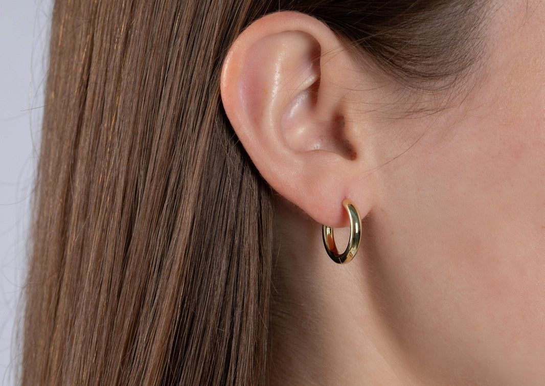 925/- hinge earrings, gp pol.