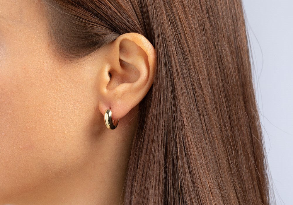 925/- hinge earrings, gp pol.