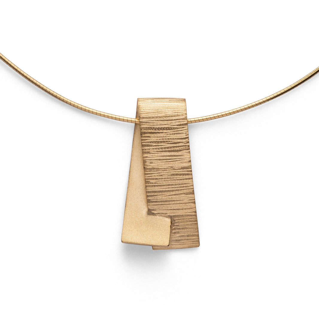 750/- Vedhæng mat/børstet