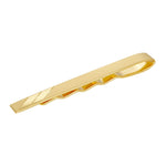 Silver tie clip gold-plated