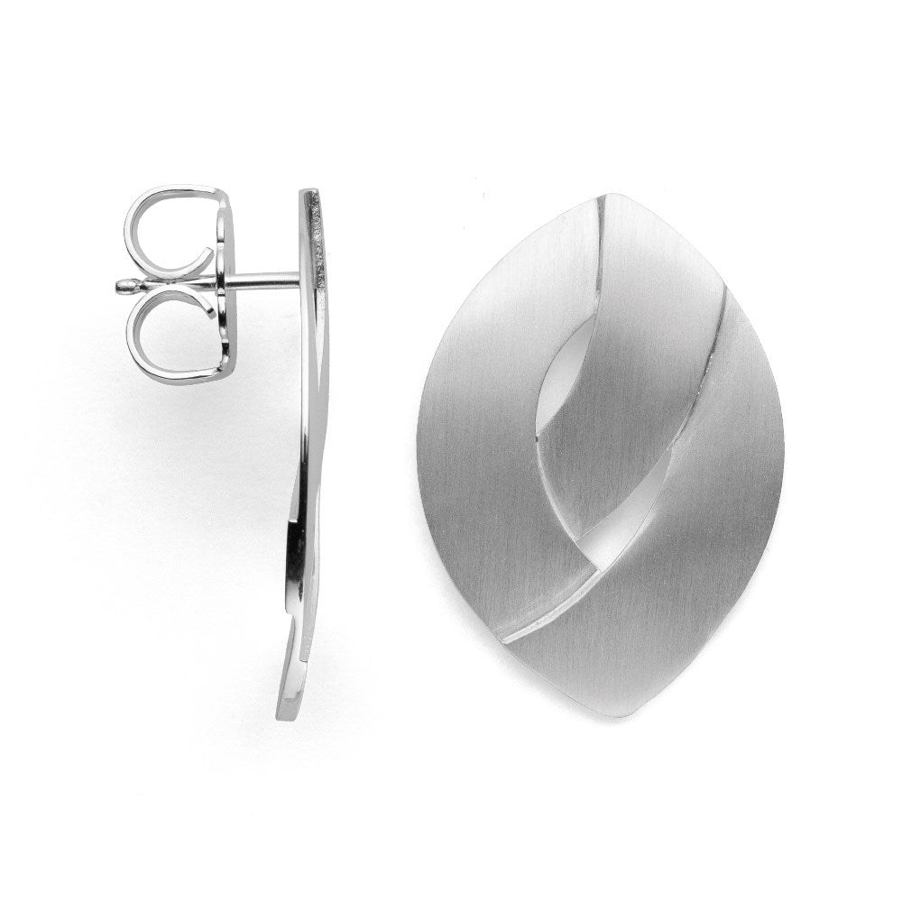 925/- Collier mattiert, Rundankerkette, 50cm + 4cm - Nicht rhodiniert