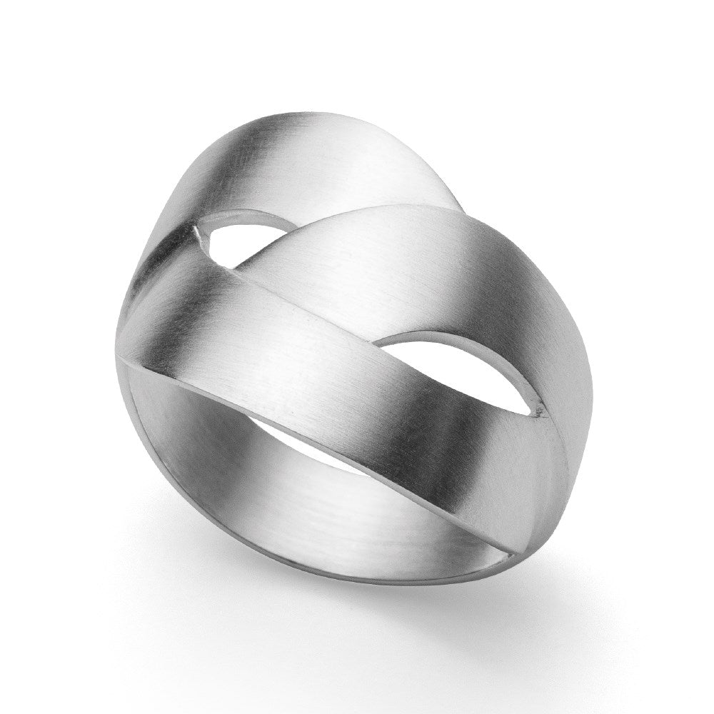 - 925,- Ring matt - 52 / Nicht rhodiniert