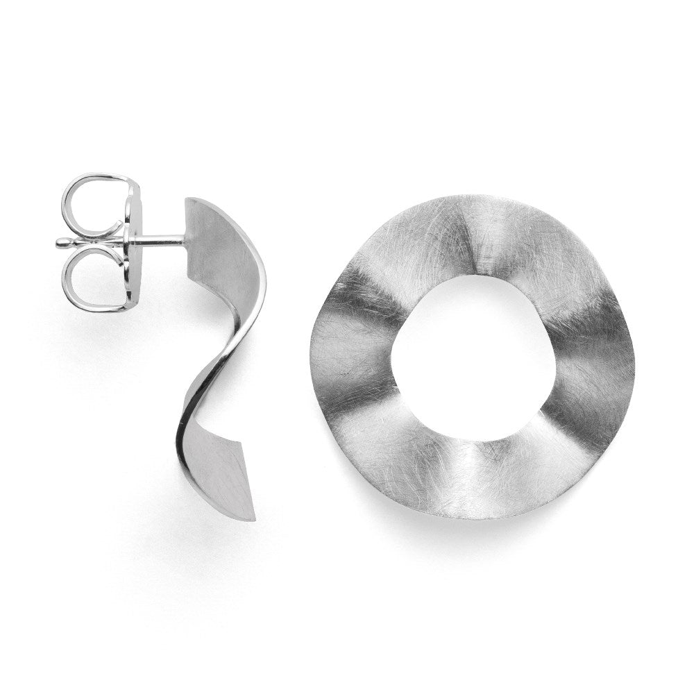 925/- Ohrstecker Kratzmatt
