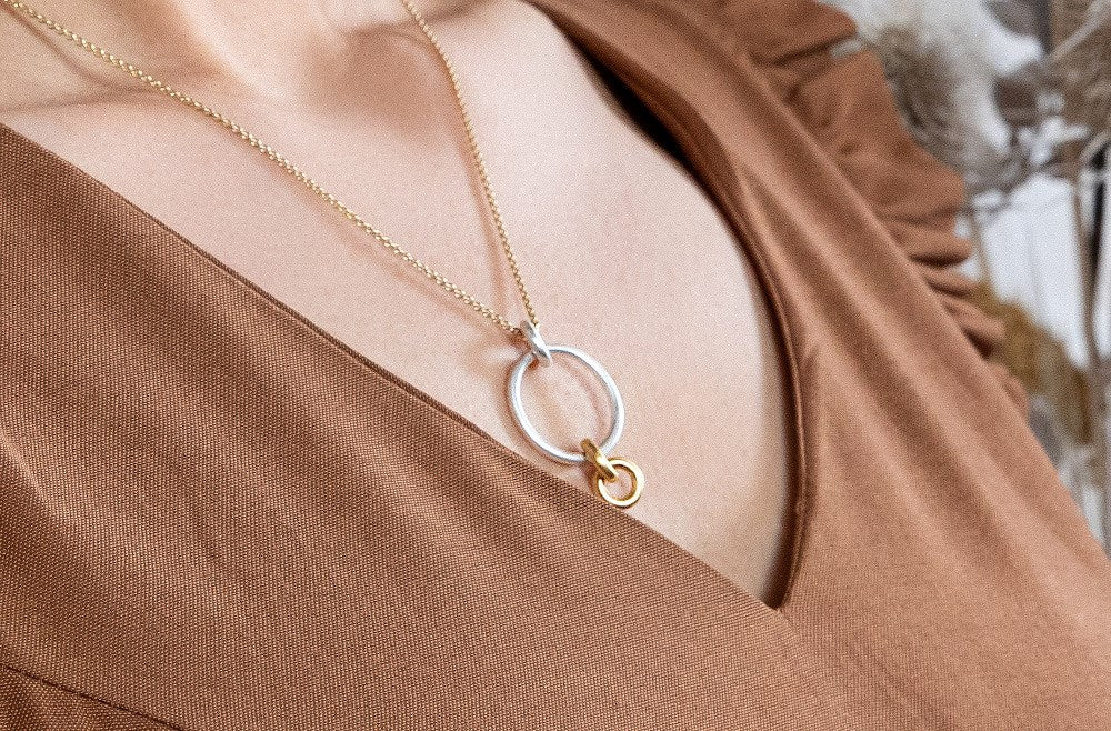 925/- Vedhæng, delvis mat fg