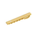Stainless steel tie clip, gold-plated