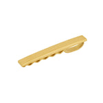 Stainless steel tie clip, gold-plated