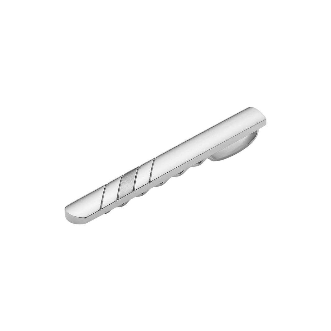 Rustfri stål slipseholder blank/mat