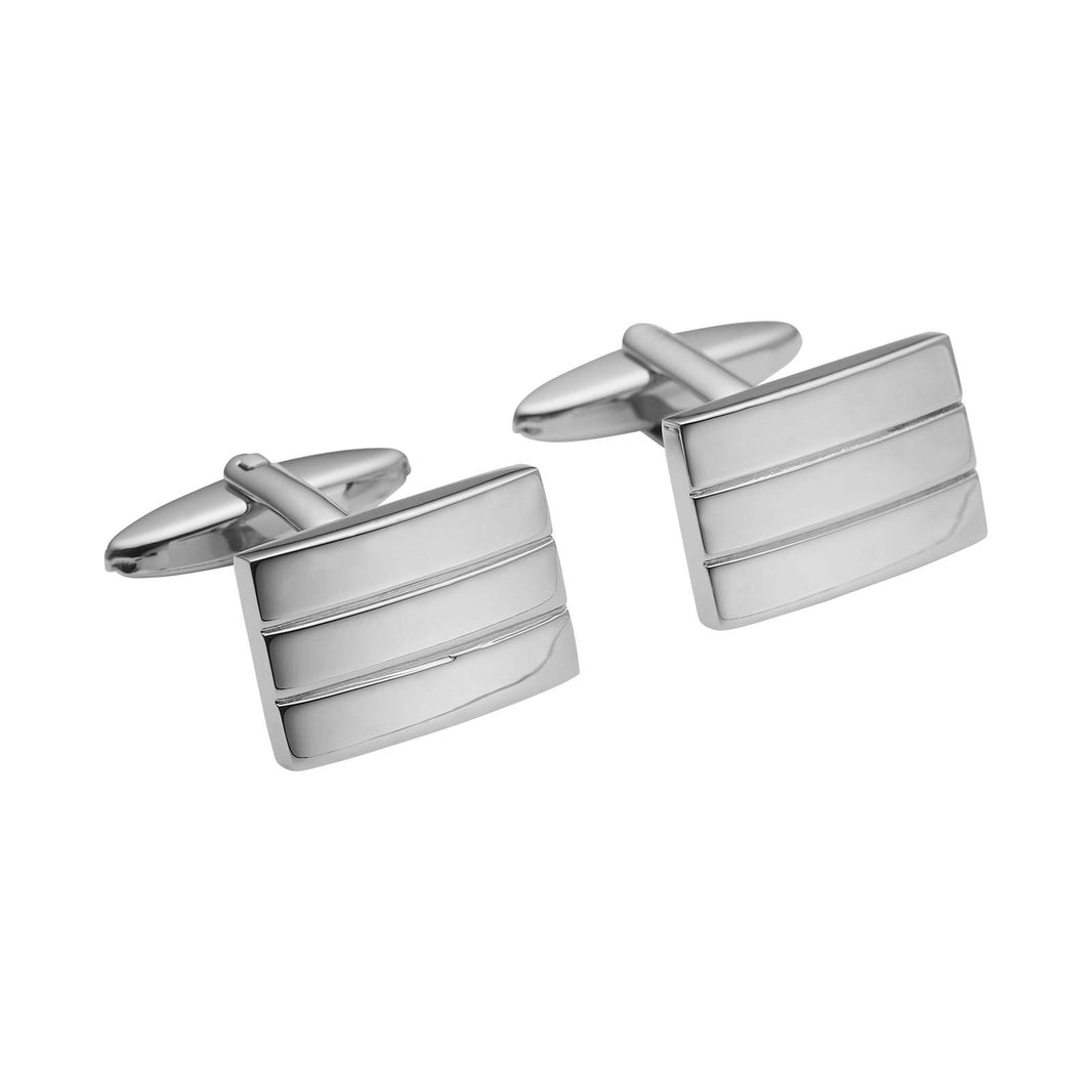 Rustfri stål manchetknapper