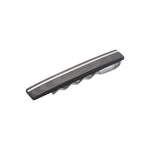 Stainless steel tie clip w. carbon
