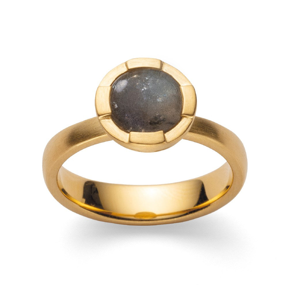 925/- Ring, matt fg, lab 1,54ct