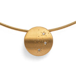 925/- Anhänger, vg. matt., Brillanten 0,03ct W-SI