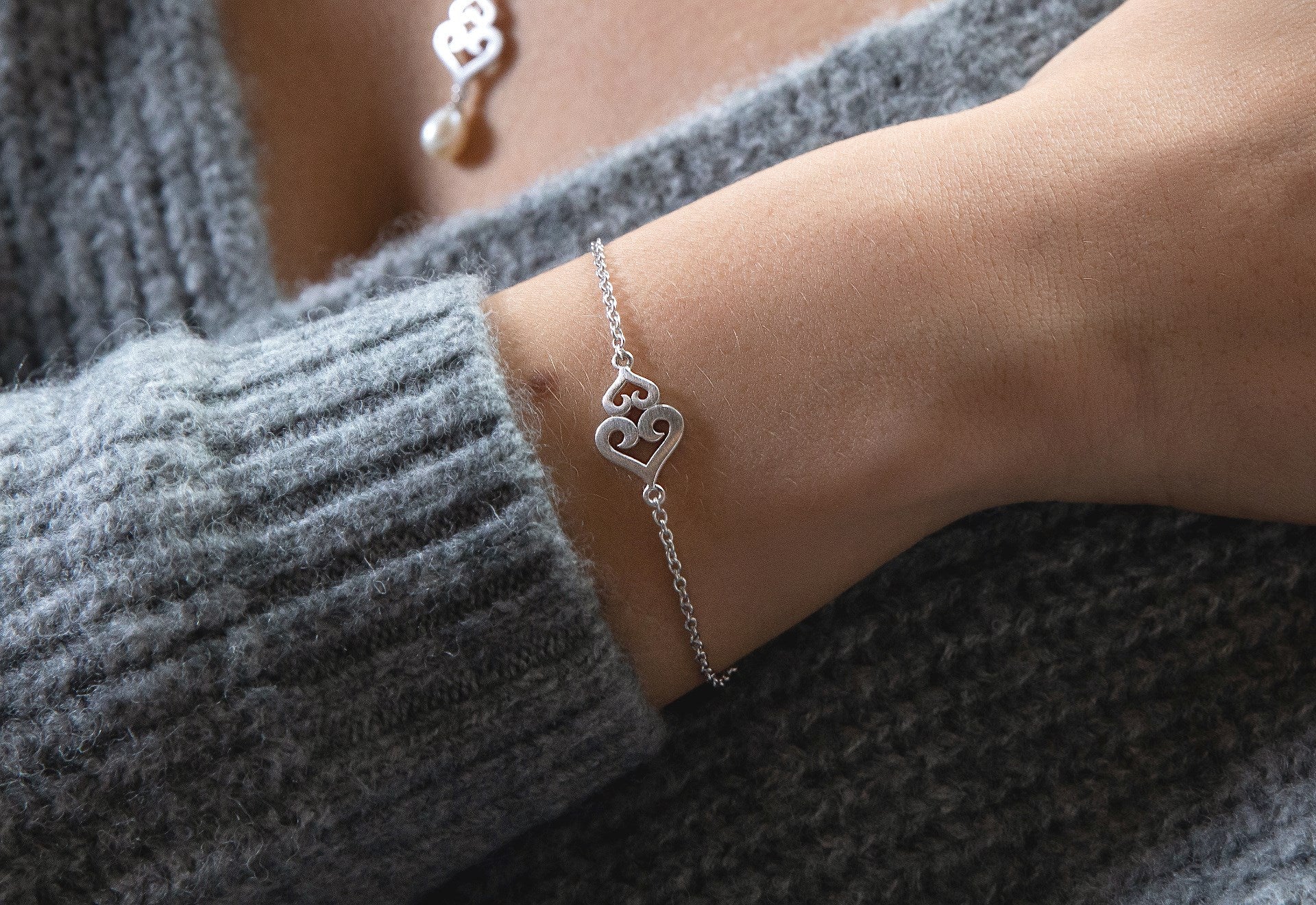 925/- armbånd, rho. mat/blank, 17cm + 2cm, 1,8mm