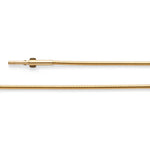 925/-Tonda Flexible,goldpl,steel core, 1,5mm, 50cm