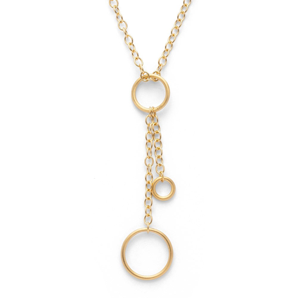 925/- Collier, vg. matt./Poliert, 3mm, 43cm