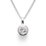 925/- Vedhæng blank, hvid topas 1.46ct
