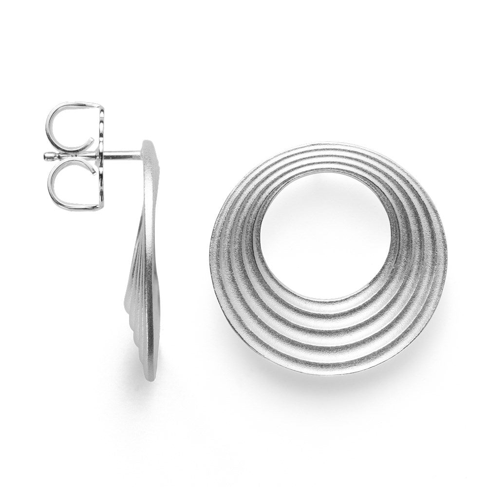 925/- Ohrringe sandgestrahlt