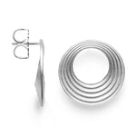 925/- Ohrringe sandgestrahlt