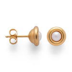 925/- Ohrstecker, vg. Poliert, Zuchtperlen 1,03ct