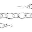 925/- Armband matt, 17cm + 3cm