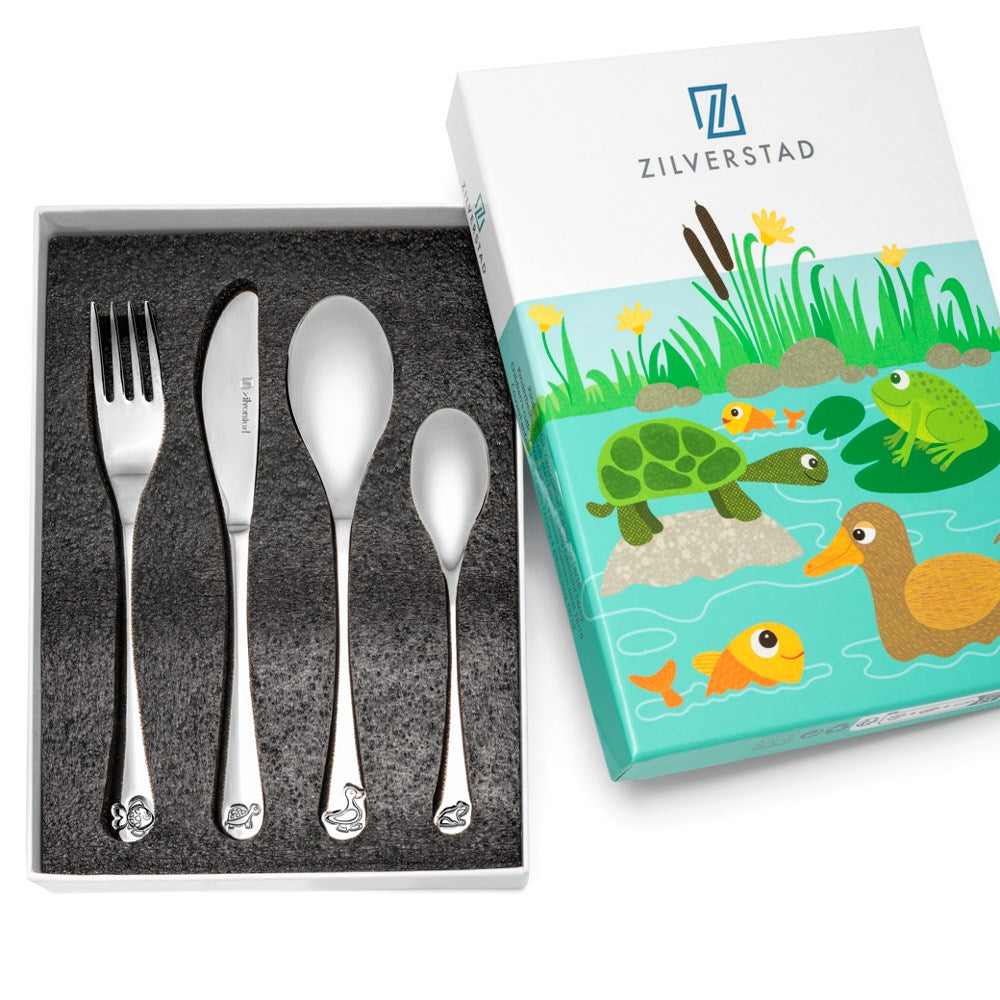 Kinderbesteck Gartenteichtiere