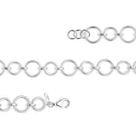 925/- Armband matt, 20cm + 1cm