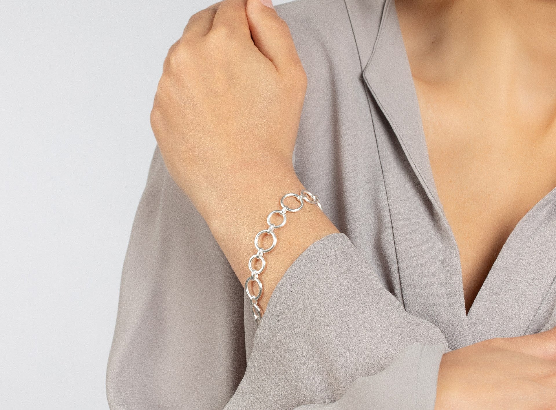 925/- bracelet matt, 20cm + 1cm