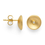 925/- Ørestikker, matf g, br 0,02ct W-SI
