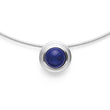 925/- Anhänger matt/glänzend, Lapis 2,73 ct